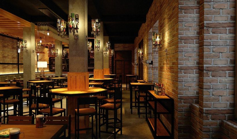 Night Life In L.A Restaurant
