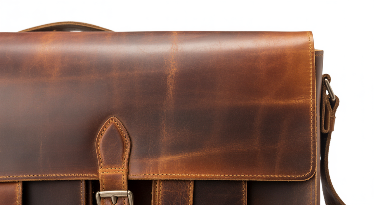 Men's Vintage Leather Messenger Bag