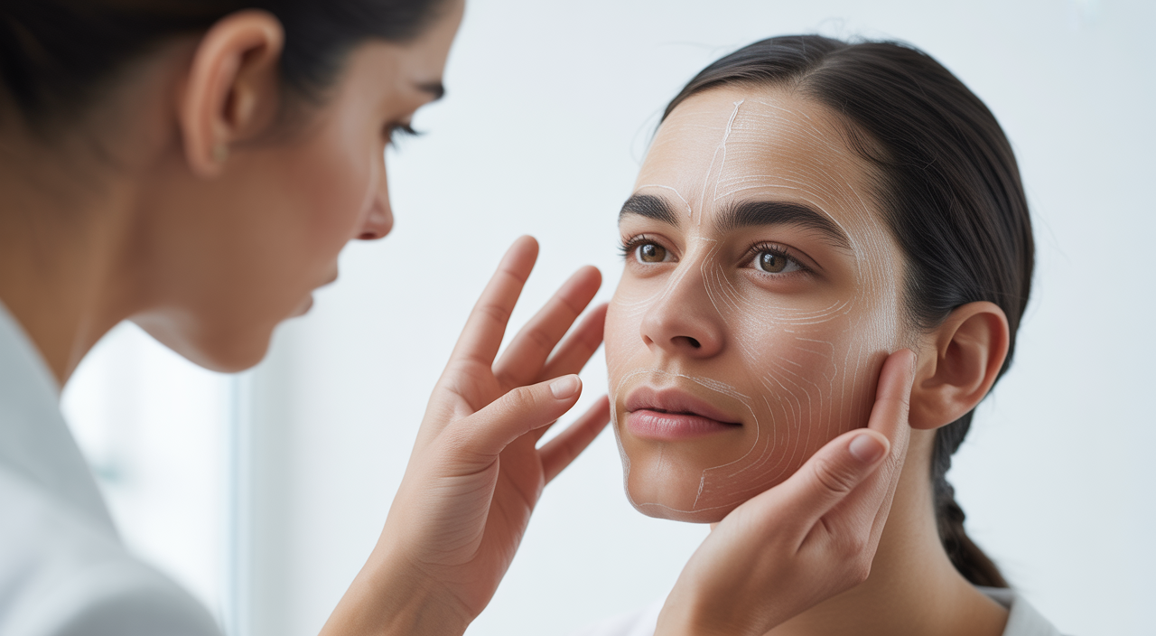 Custom facial treatment in Sacramento spa